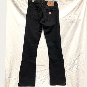 Vintage black Guess straight leg jeans size 26